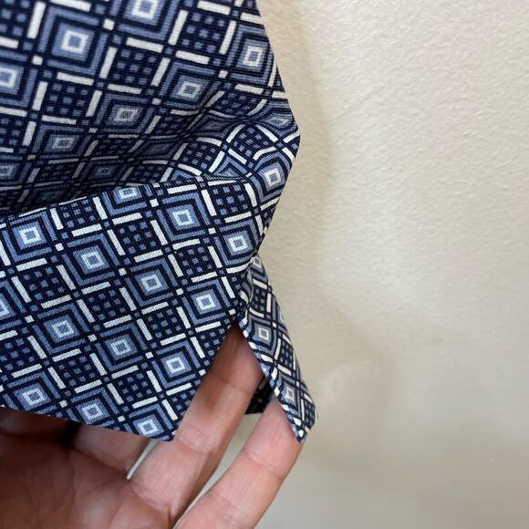 Chicos Josie Slim Ankle Perfect stretch Blue Diamond Classic Crop Pants 00 2 new - Picture 7 of 14